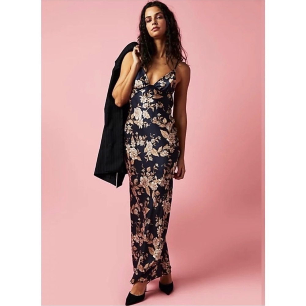 Bec + Bridge Floral Strap Maxi Dress NEW